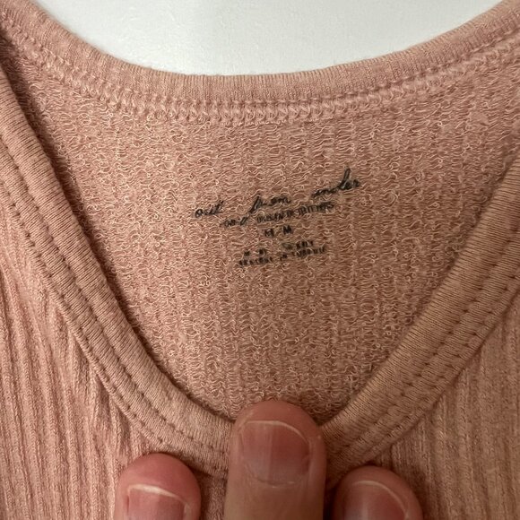 Out From Under Urban Outfitters Cropped Ribbed Knit top Size M Medium - Picture 4 of 4